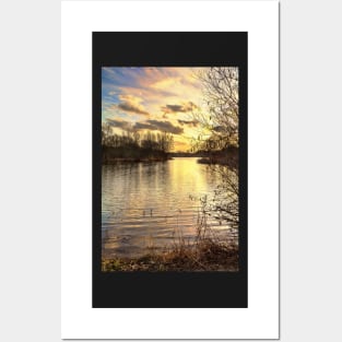 Winter Sunset Posters and Art